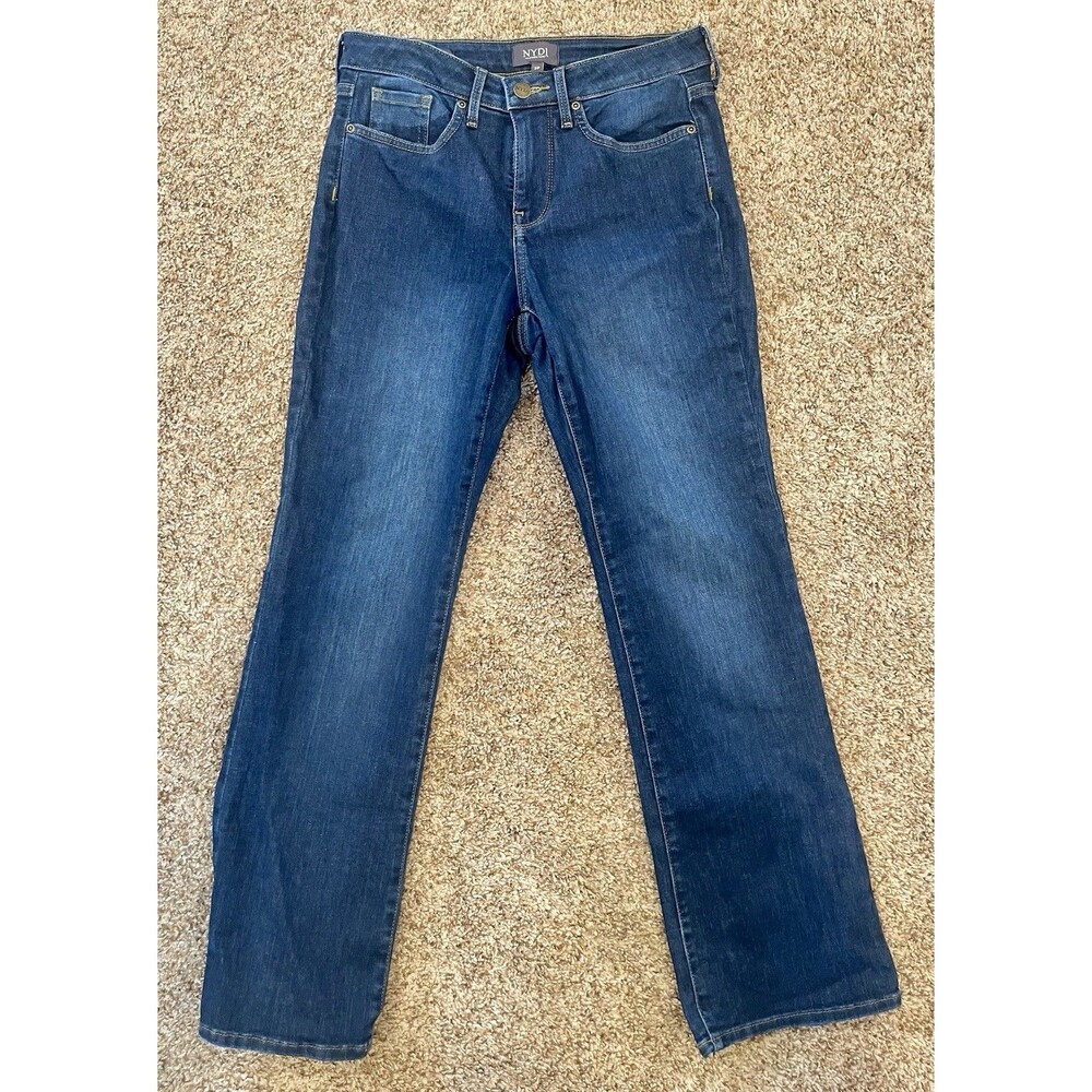 NYDJ Barbara Bootcut Jeans Women's 2P Dark Wash #1024